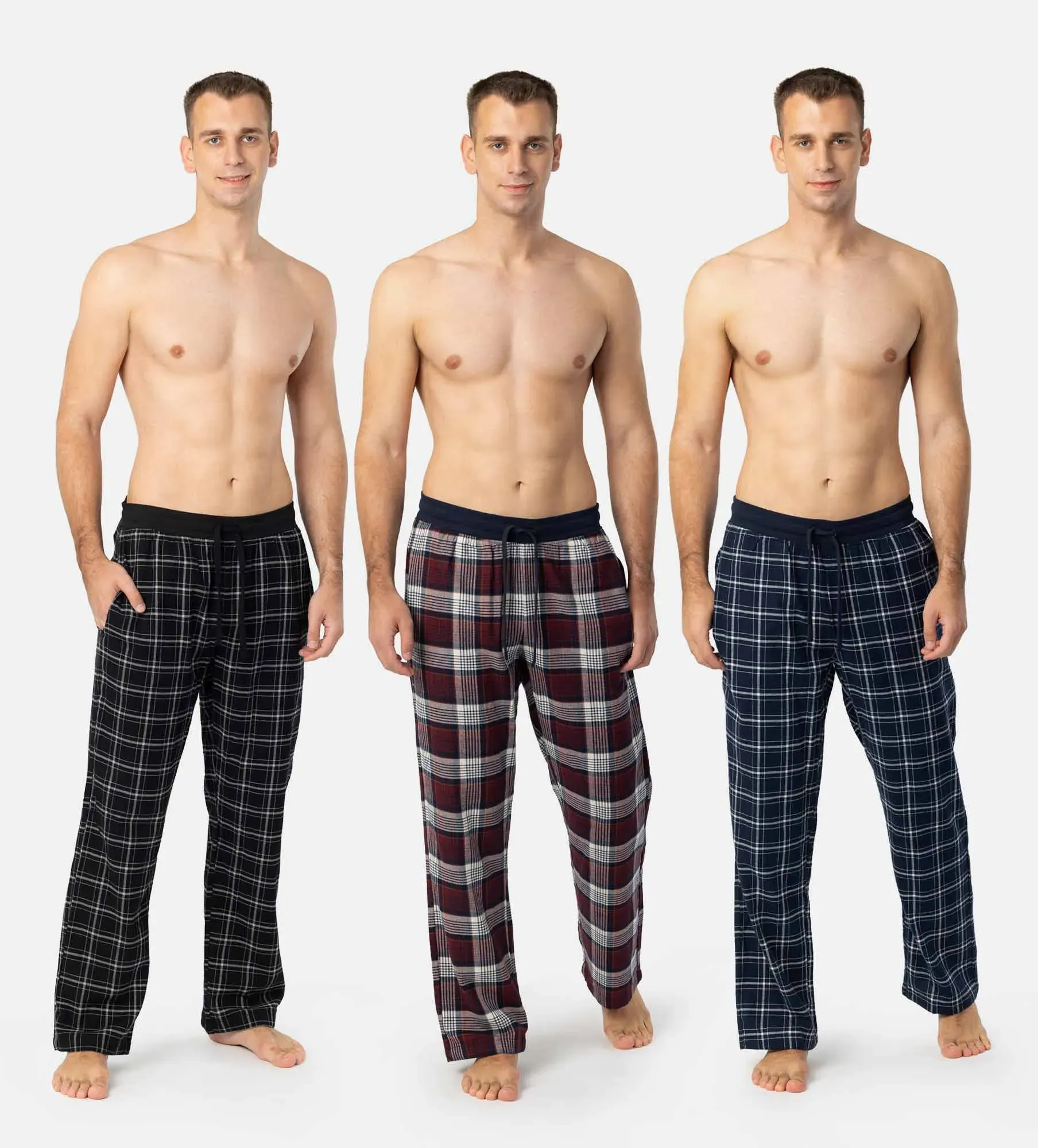 Pijama Pantalón de Hombre - Pack de 3