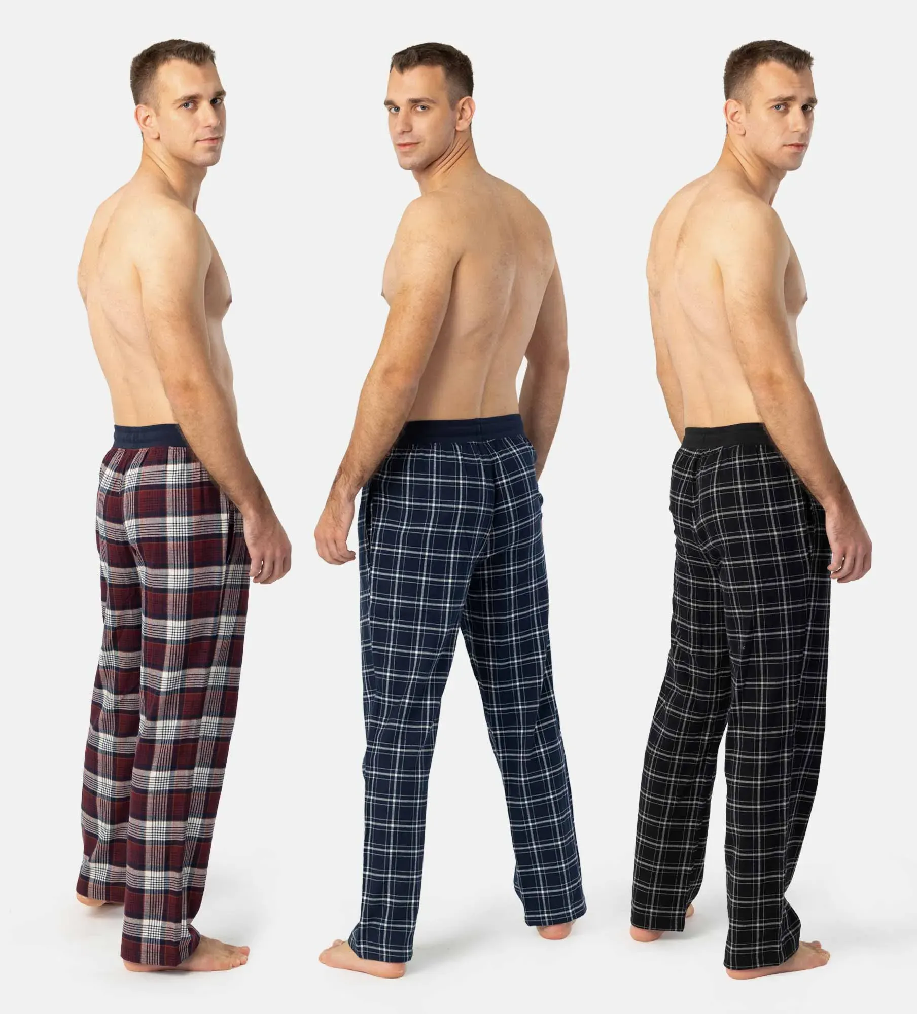 Pijama Pantalón de Hombre - Pack de 3