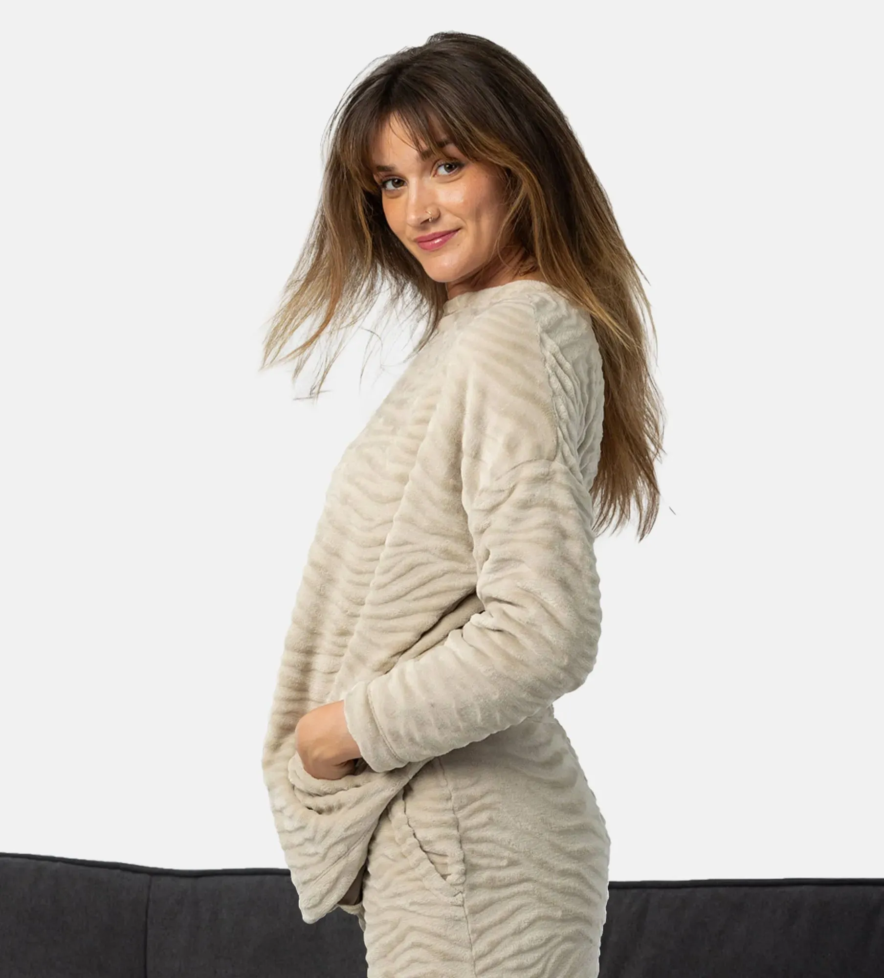 Ropa de dormir chaqueta de mujer