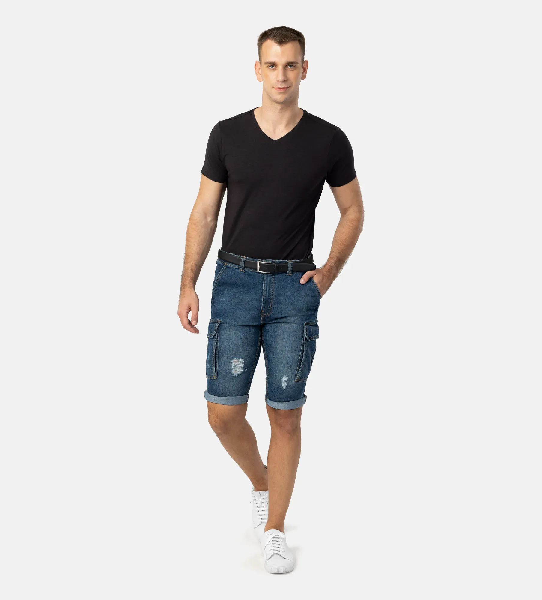Pantalón cortos de hombre vaqueros