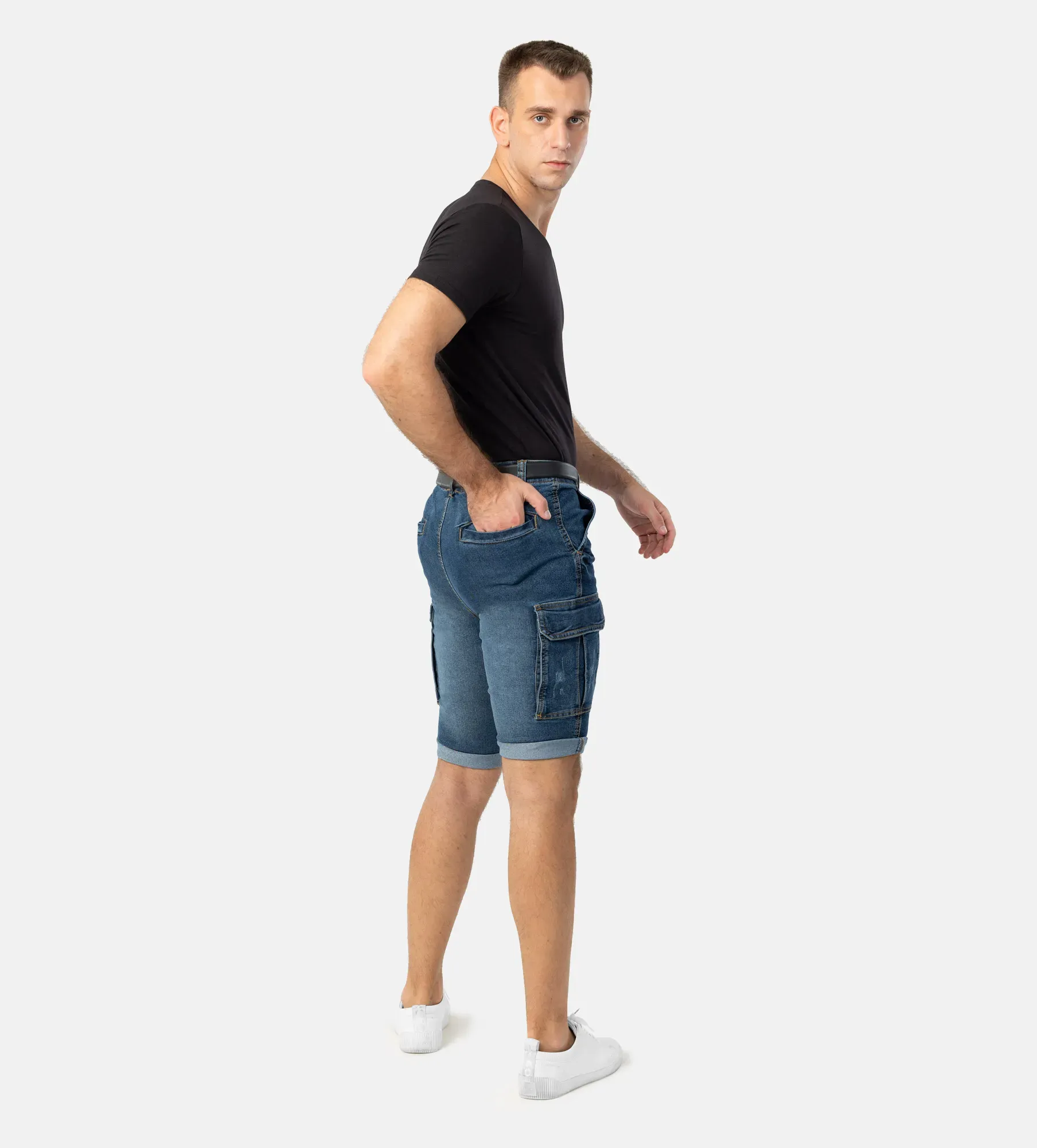 Pantalón cortos de hombre vaqueros