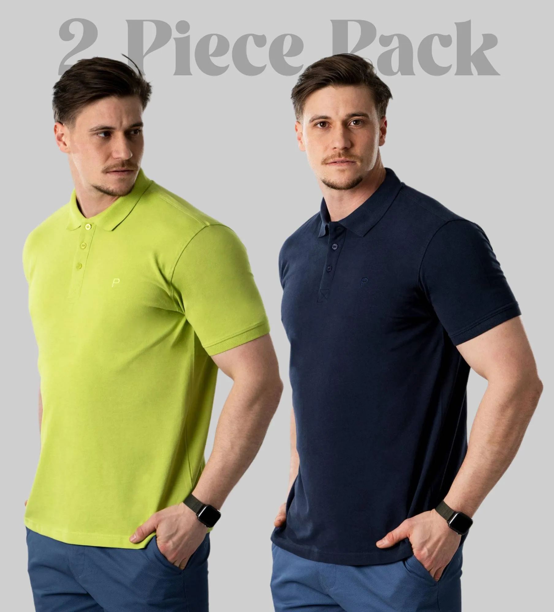 Camisa polo de hombre Pack de 2