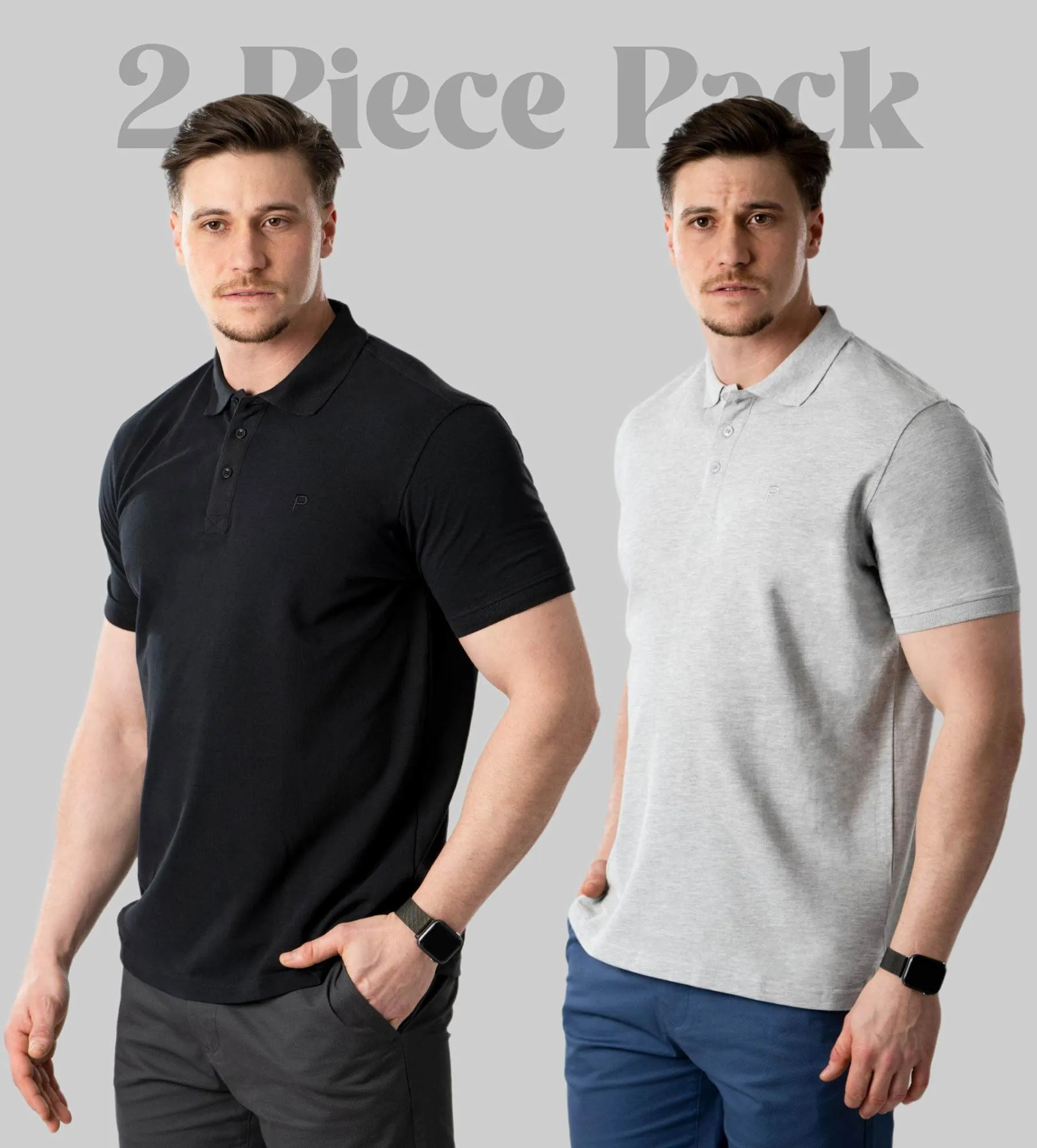 Camisa polo de hombre - Pack de 2