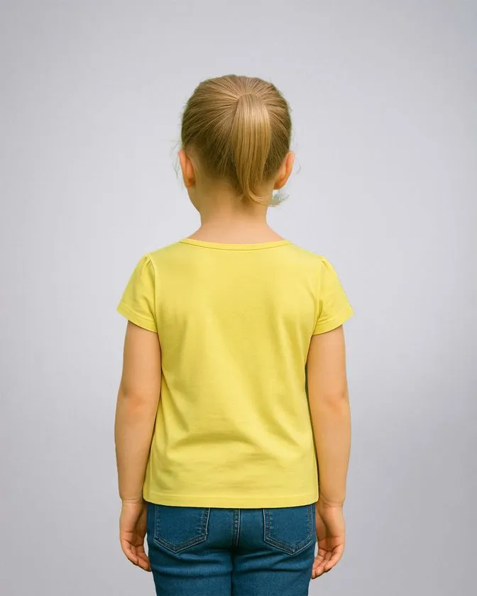 Camiseta con estampado para niñas