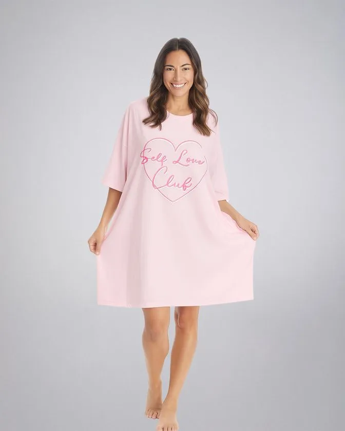 Camiseta de pijama oversize para mujer