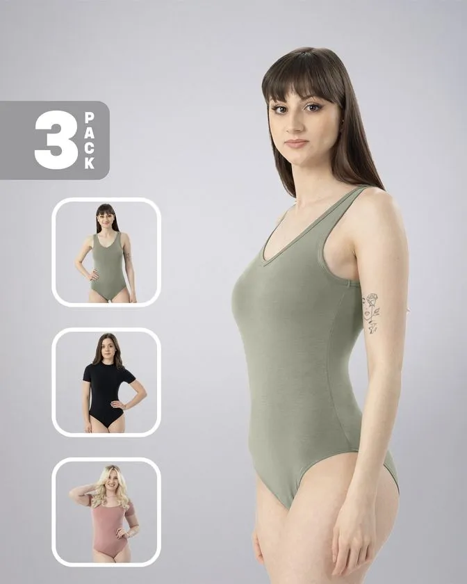 Body de mujer - Pack de 3