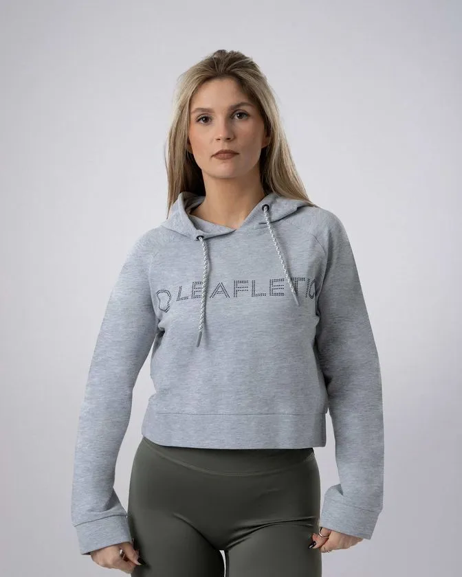 Crop sudaderas con capucha de mujer