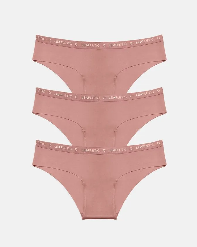 Braguitas hipster para mujer de nylon y elastano - Pack de 3