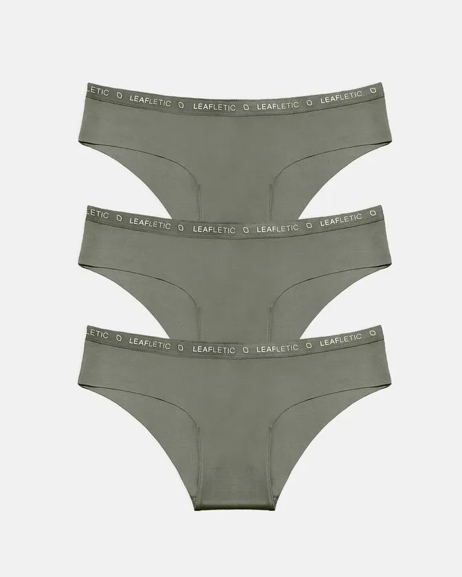 Braguitas hipster para mujer de nylon y elastano - Pack de 3